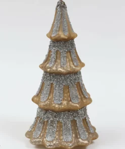 Inspire Me! Home Decor Mercury Glass Tree With Glitter (2 Sizes) Gold