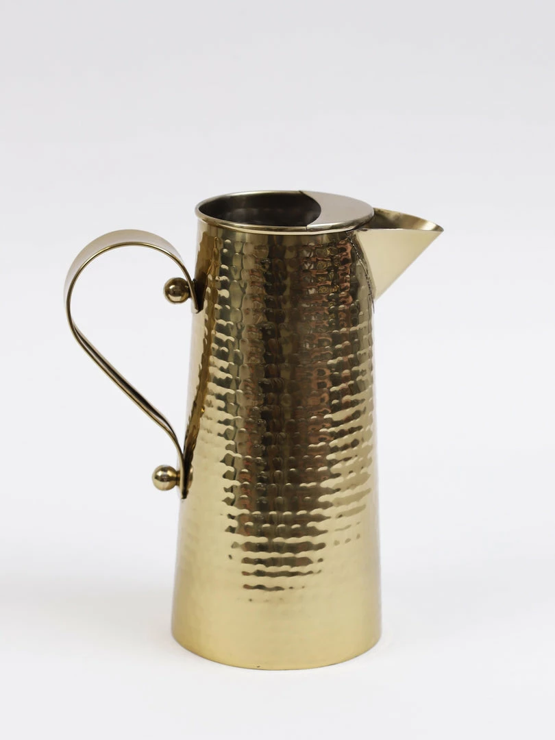 Inspire Me! Home Decor Gold Hammered Texture Pitcher (2 Sizes) 6 Inspire Me! Home Decor Gold Hammered Texture Pitcher (2 Sizes)
