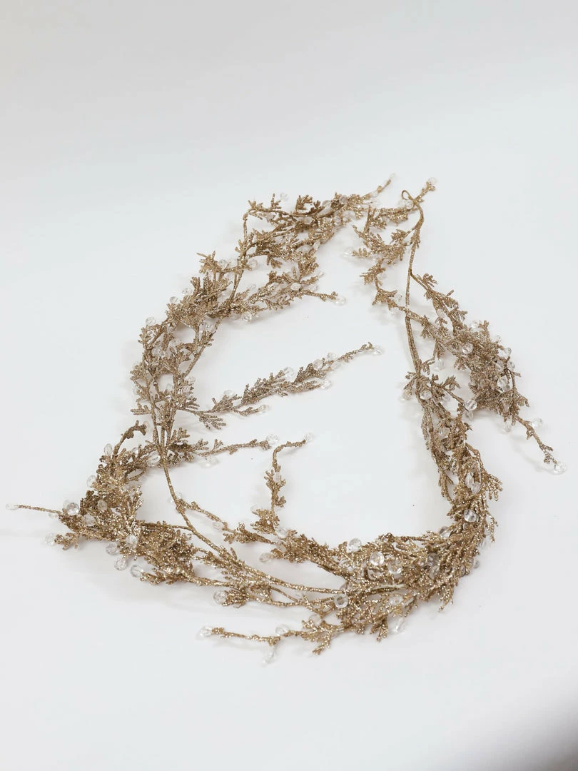 Inspire Me! Home Decor Crystal Cascading Garland Floral Stems 4 Inspire Me! Home Decor Crystal Cascading Garland Floral Stems