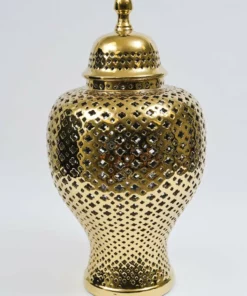 Inspire Me! Home Decor Extra Large 30” High Elegant Pierced Ginger Jar