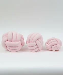 Inspire Me! Home Decor Soft Pink Velvet Knot Pillow (3 Sizes) Pillows