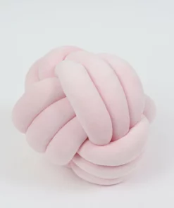 Inspire Me! Home Decor Soft Pink Velvet Knot Pillow (3 Sizes) Pillows