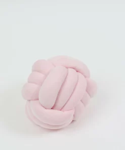 Inspire Me! Home Decor Soft Pink Velvet Knot Pillow (3 Sizes) Pillows