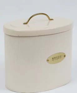 Inspire Me! Home Decor Breadbox With Gold Handle