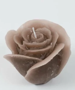 Inspire Me! Home Decor Beige Opaque Rose Candle (3 Sizes) 17 Inspire Me! Home Decor Beige Opaque Rose Candle (3 Sizes)