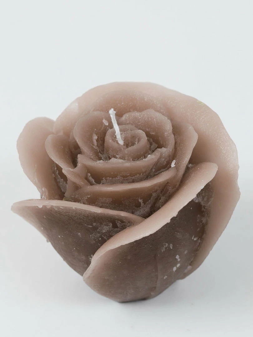 Inspire Me! Home Decor Beige Opaque Rose Candle (3 Sizes) 10 Inspire Me! Home Decor Beige Opaque Rose Candle (3 Sizes)