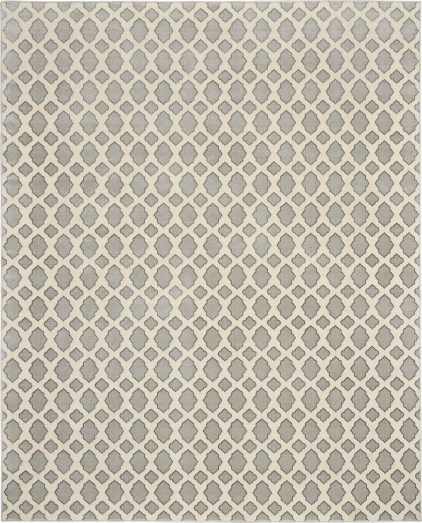 Nourison Joli Area Rug - Grey/Ivory (2 Sizes) PILLOWS, RUGS, & THROWS 4 Nourison Joli Area Rug - Grey/Ivory (2 Sizes) PILLOWS, RUGS, & THROWS