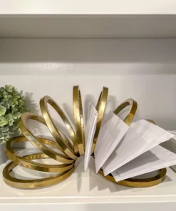 Inspire Me! Home Decor Gold Slinky Decor