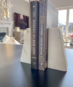 Inspire Me! Home Decor Marble Bookends