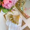 Inspire Me! Home Decor Gold Almond Shape Measuring Spoons