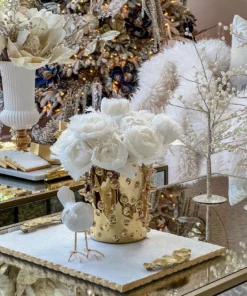 Inspire Me! Home Decor Studded Vase (2 Colors) Gold