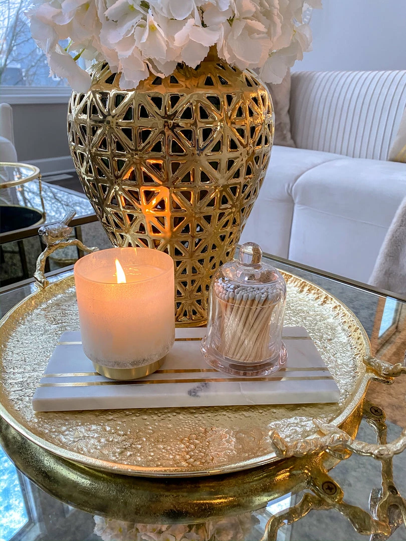 Inspire Me! Home Decor Glass Cloche With White Tip Matches 5 Inspire Me! Home Decor Glass Cloche With White Tip Matches