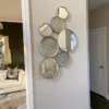 Inspire Me! Home Decor Circle Mirrored Wall Decor (Silver)
