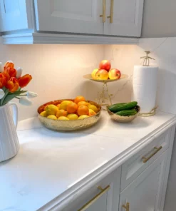 Inspire Me! Home Decor Gold Leaf Detailed Paper Towel Holder 24 Inspire Me! Home Decor Gold Leaf Detailed Paper Towel Holder