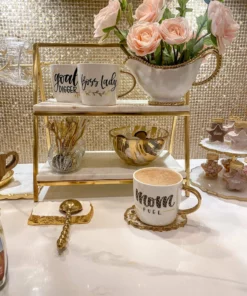 Inspire Me! Home Decor Gold Mom Fuel Mug