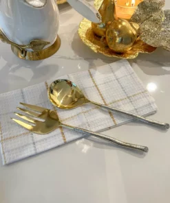 Inspire Me! Home Decor Gold And Silver Serving Spoons