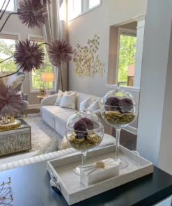 Inspire Me! Home Decor Glass Stem Jar (2 Sizes)