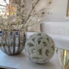 Inspire Me! Home Decor Champagne Detailed Orb 2 Inspire Me! Home Decor Champagne Detailed Orb