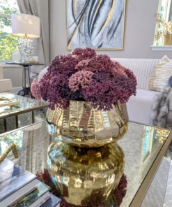 Inspire Me! Home Decor Wide Rimmed Gold Bowl (2 Sizes)