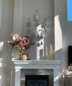 Inspire Me! Home Decor WALL ART & MIRRORS Teardrop Mirrors (Set Of 5) (2 Colors)