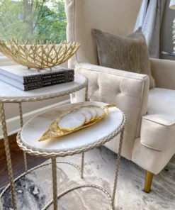 Inspire Me! Home Decor Gold Metal Branch Bowls (2 Sizes)