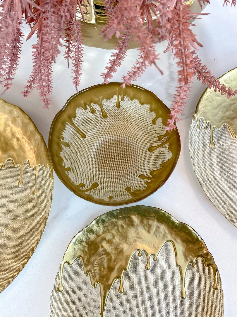 Inspire Me! Home Decor Gold Dipped Dinnerware Collection (Sold Separately) 9 Inspire Me! Home Decor Gold Dipped Dinnerware Collection (Sold Separately)