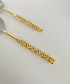 Inspire Me! Home Decor Gold Chain Salad Servers