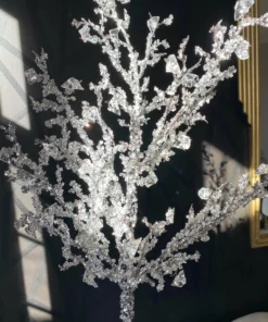 Inspire Me! Home Decor Silver Icicle Branch Floral Stems