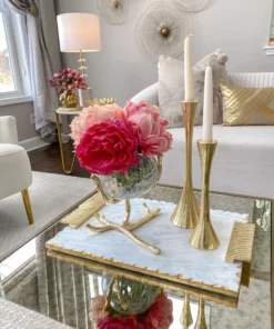 Inspire Me! Home Decor Large Branch Vase With Crackled Glass (2 Colors)