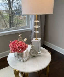 Inspire Me! Home Decor Light Champagne Birds W/ Crowns, Set Of 2