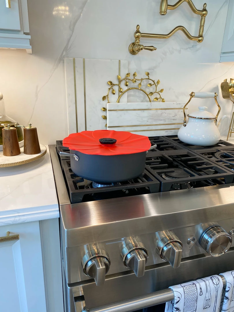 Inspire Me! Home Decor KITCHEN Silicone Poppy Flower Pot Lids (5 Sizes) 3 Inspire Me! Home Decor KITCHEN Silicone Poppy Flower Pot Lids (5 Sizes)
