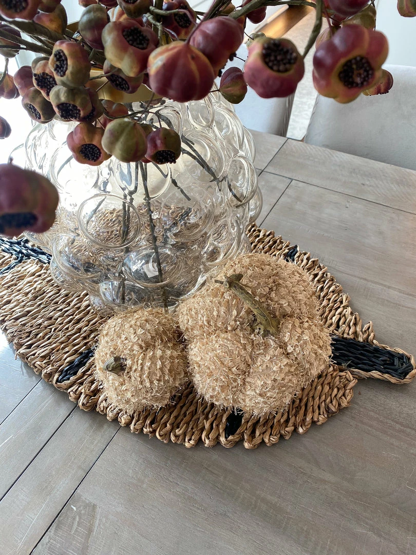 Inspire Me! Home Decor SEASONAL Beige Fringe Pumpkin (3 Sizes) 6 Inspire Me! Home Decor SEASONAL Beige Fringe Pumpkin (3 Sizes)