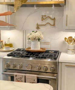 Inspire Me! Home Decor White Floral Detailed Pitcher 11 Inspire Me! Home Decor White Floral Detailed Pitcher