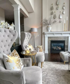 Inspire Me! Home Decor White Ceramic Ginger Jar With Stunning Gold Chain Details (3 Sizes) 23 Inspire Me! Home Decor White Ceramic Ginger Jar With Stunning Gold Chain Details (3 Sizes)