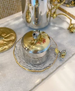 Inspire Me! Home Decor Pomegranate Sugar Bowl