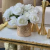 Inspire Me! Home Decor Gold Texture Votive Vase