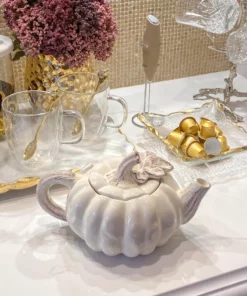 Inspire Me! Home Decor Dolomite Pumpkin Collection ( 3 Sizes And Shapes Available ) KITCHEN