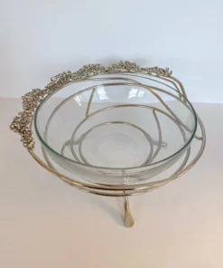 Inspire Me! Home Decor Jeweled Edge Bowl With Glass Insert (2 Colors) 26 Inspire Me! Home Decor Jeweled Edge Bowl With Glass Insert (2 Colors)