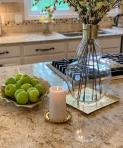 Inspire Me! Home Decor Beaded Round Decorative Plate (2 Colors) 19 Inspire Me! Home Decor Beaded Round Decorative Plate (2 Colors)