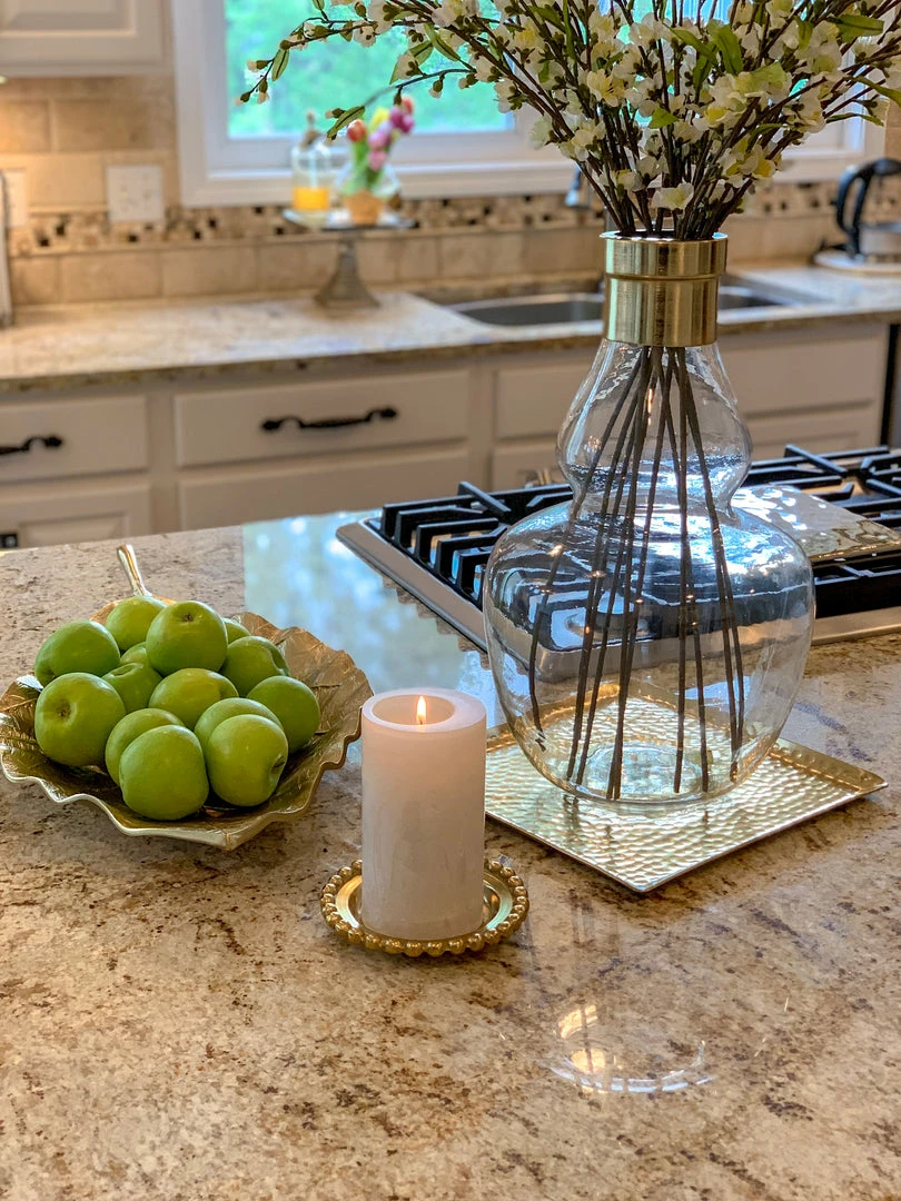 Inspire Me! Home Decor Beaded Round Decorative Plate (2 Colors) 10 Inspire Me! Home Decor Beaded Round Decorative Plate (2 Colors)