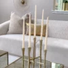 Inspire Me! Home Decor Gold 5 Candlestick Holder