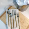 Inspire Me! Home Decor KITCHEN Two-Tone Flatware Set
