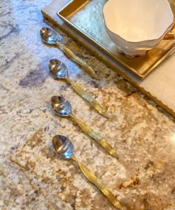 Inspire Me! Home Decor KITCHEN Willow Leaf Spoon Set Of 4 14 Inspire Me! Home Decor KITCHEN Willow Leaf Spoon Set Of 4