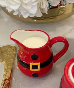 Inspire Me! Home Decor Santa Belt Sugar & Cream Set