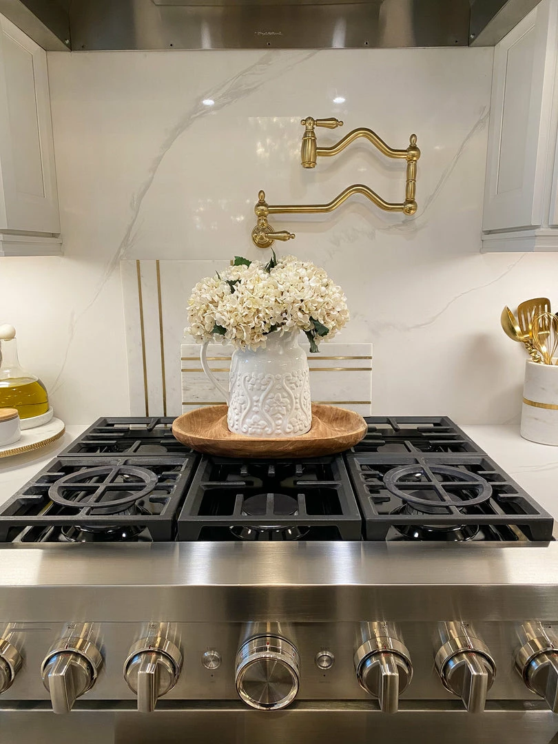 Inspire Me! Home Decor White Floral Detailed Pitcher 3 Inspire Me! Home Decor White Floral Detailed Pitcher