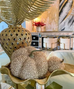 Inspire Me! Home Decor SEASONAL Beige Fringe Pumpkin (3 Sizes) 13 Inspire Me! Home Decor SEASONAL Beige Fringe Pumpkin (3 Sizes)