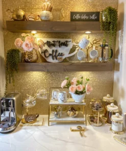 Inspire Me! Home Decor But First, Coffee Wooden Sign