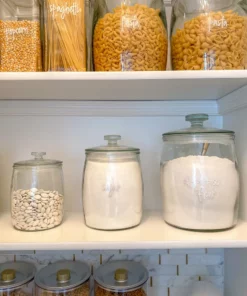 Inspire Me! Home Decor KITCHEN Glass Jar With Airtight Lid (3 Sizes)