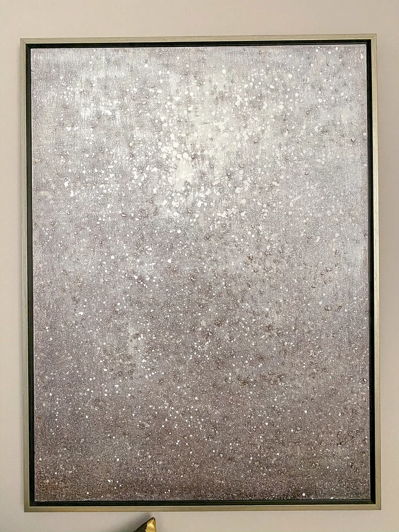 Inspire Me! Home Decor Silver Shimmer Wall Art 7 Inspire Me! Home Decor Silver Shimmer Wall Art