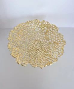 Inspire Me! Home Decor Gold Coral Pedestal Bowl 11 Inspire Me! Home Decor Gold Coral Pedestal Bowl